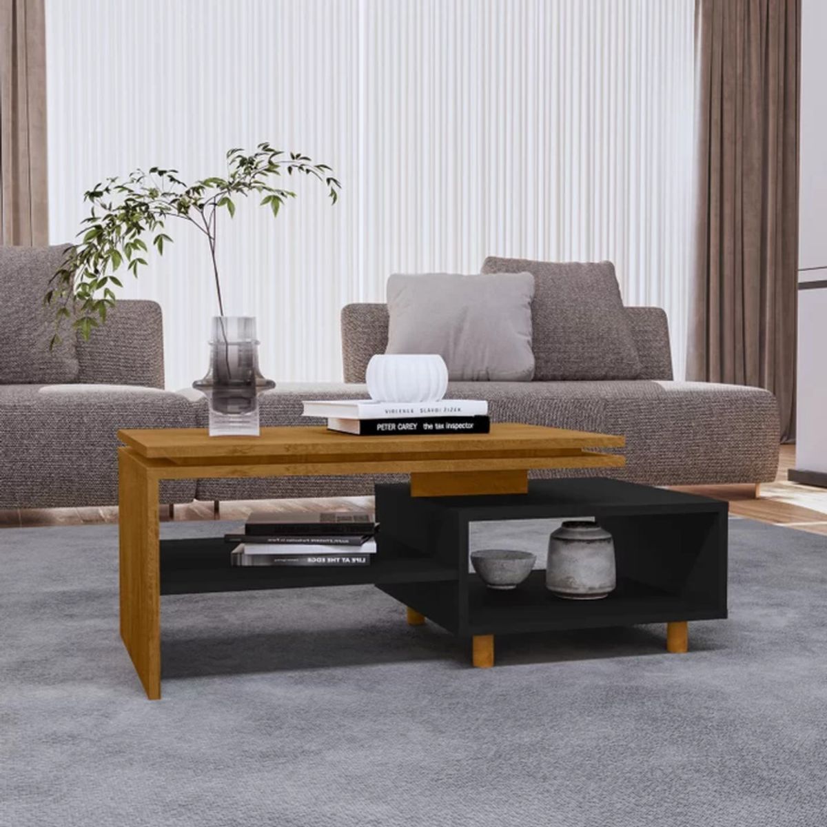 TU MESITA - Mesa de Centro Moderna Teresa color NegroHaya TU MESITA