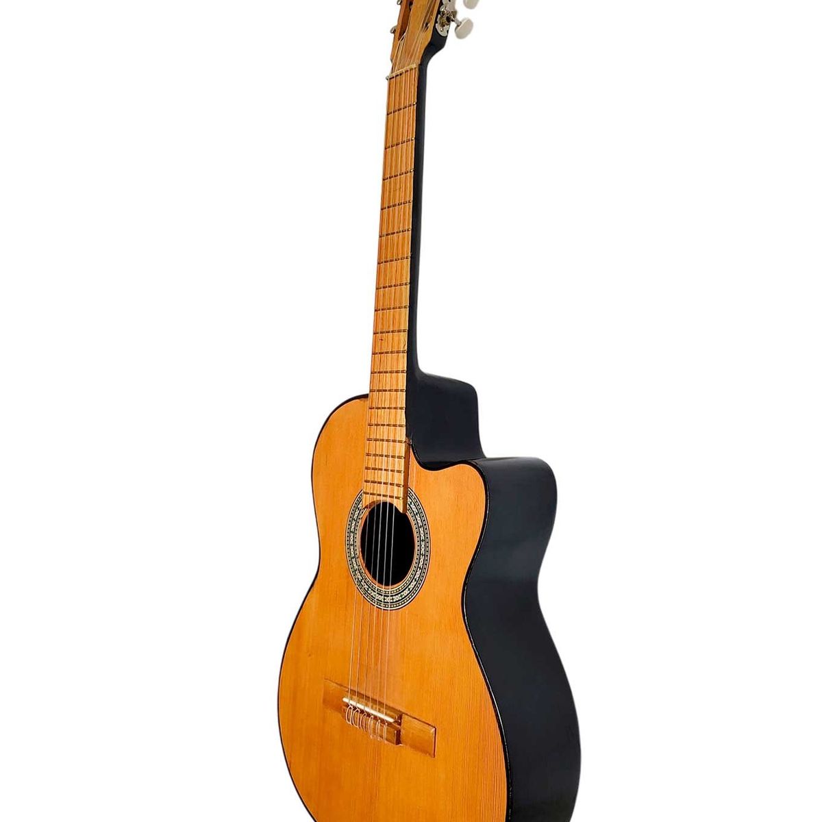 FEINZ - Guitarra Nacional en Acabado Rústico Media Luna + Funda