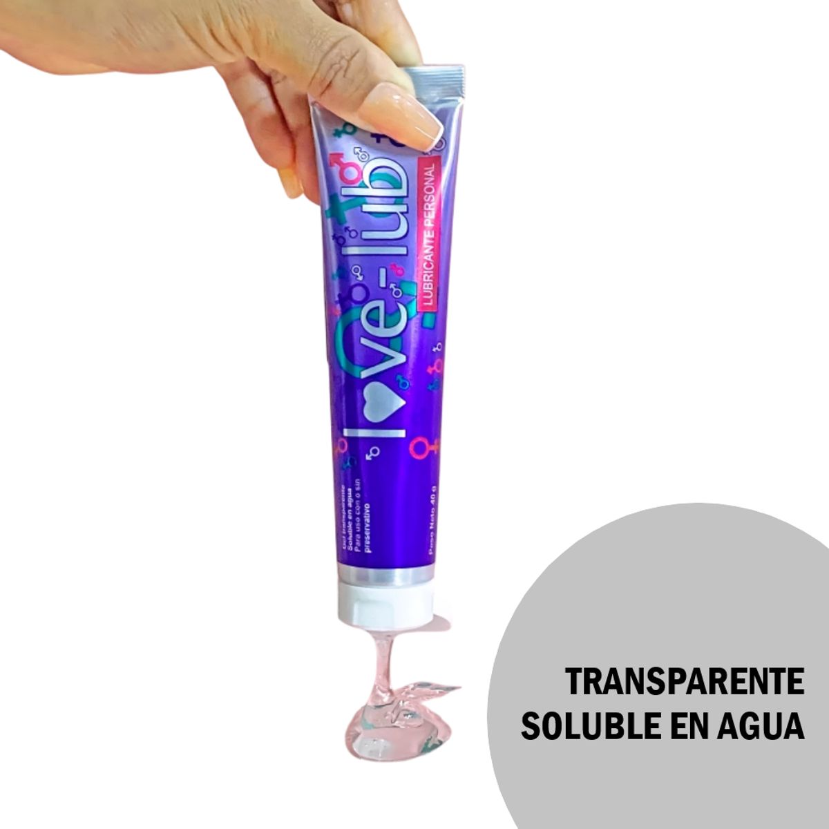 GENERICO - Lubricante Love Lub 120g Seguro y no mancha la ropa