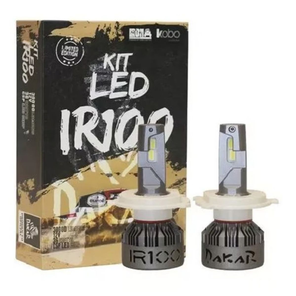 GENERICO - Par Focos Led H4 Cambus Ir100