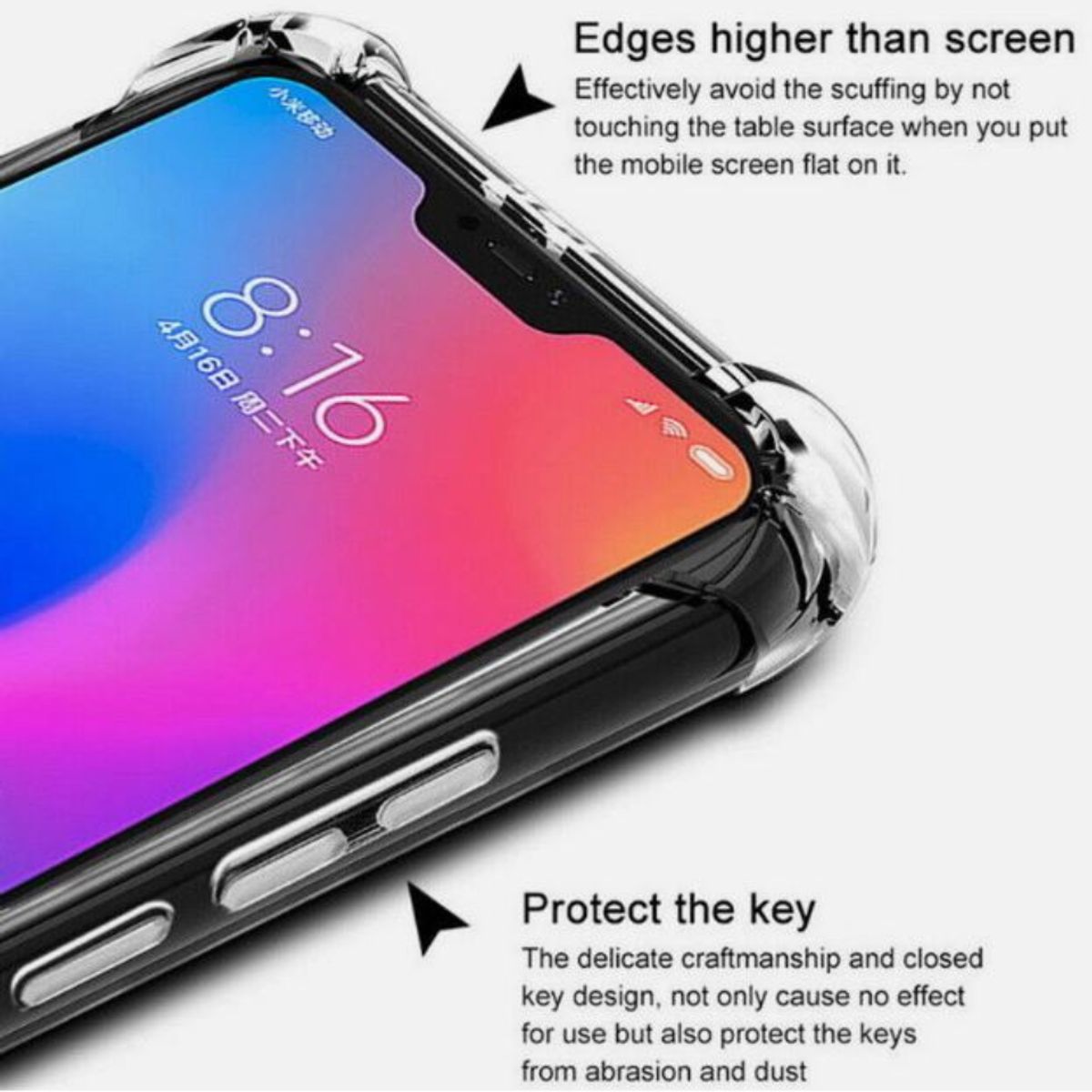 GENERICO - CASE AIRBAG XIAOMI MI 11 LITE Y VIDRIO