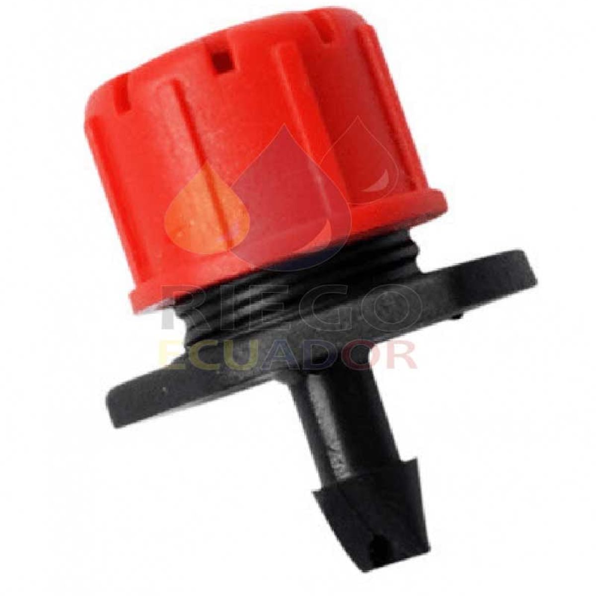 GENERICO - GOTERO REGULABLE ROJO 0 - 70LPH (Bolsa de 100 unidades)