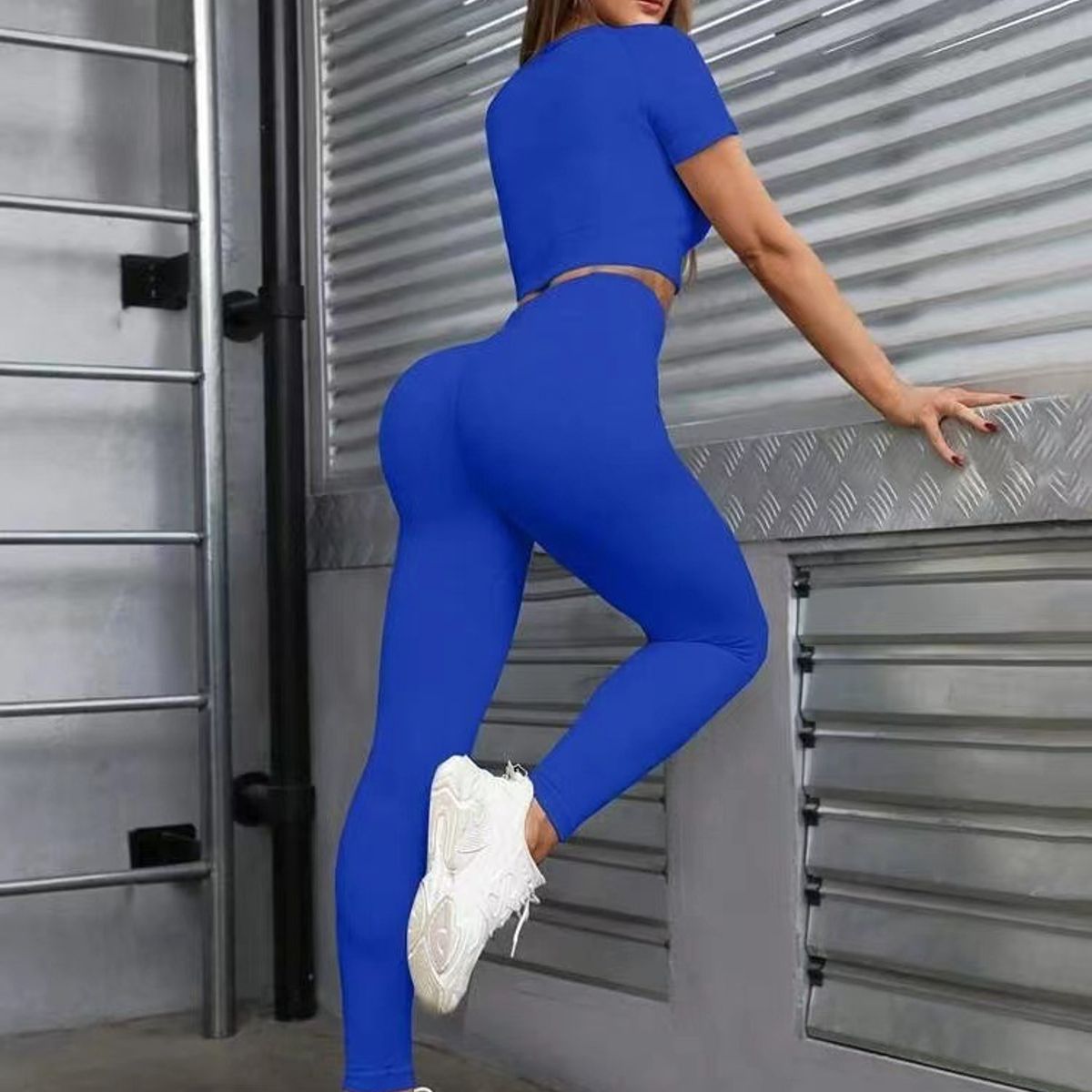 GENERICO - CONJUNTO DEPORTIVO ACANALADO RIBB PUSH UP