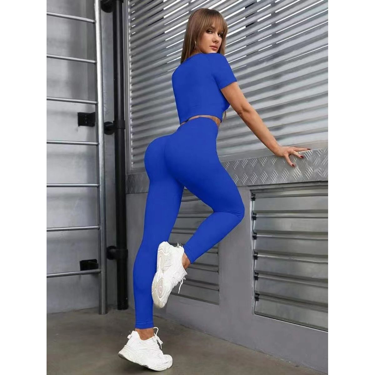 GENERICO - CONJUNTO DEPORTIVO ACANALADO RIBB PUSH UP