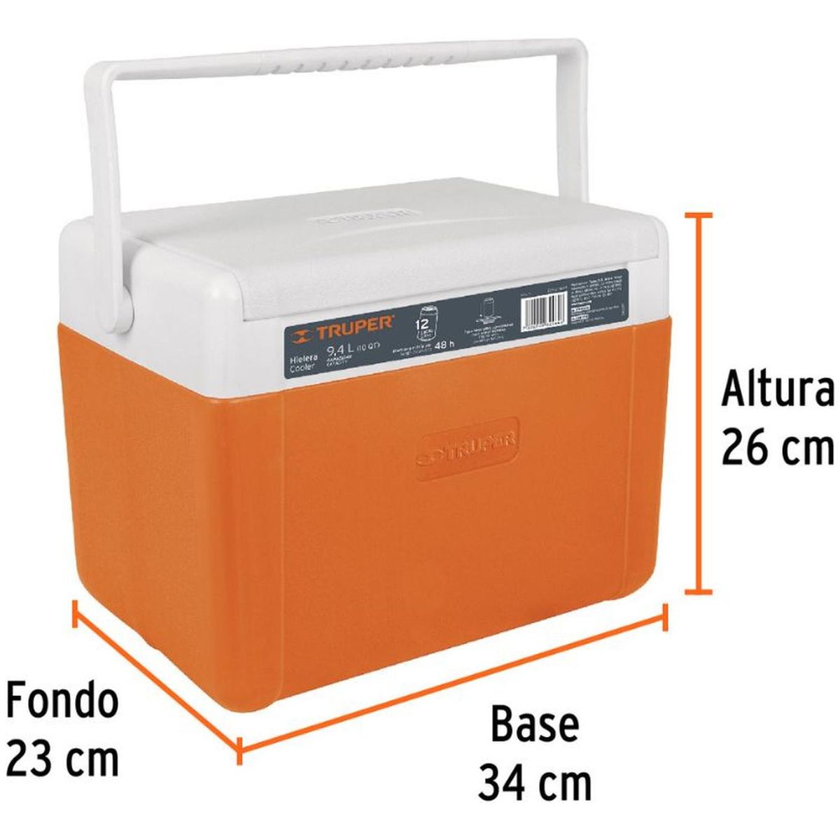 TRUPER - Cooler hielera  9.4L HIEL-9 Truper