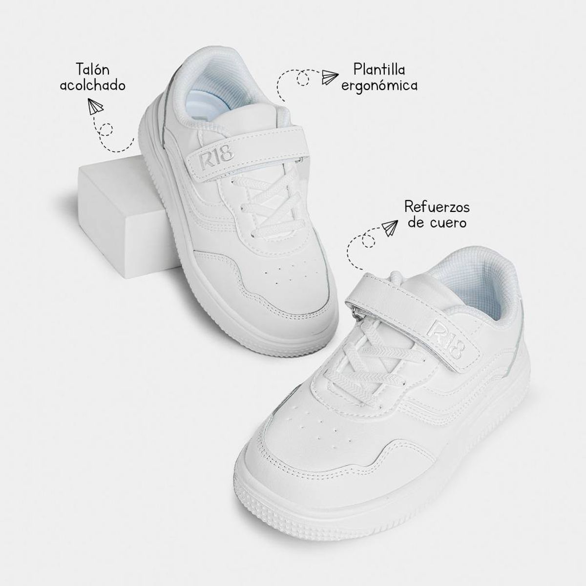 R18 - ZAPATILLAS PRE ESCOLAR R18 R18-QY025 28-34