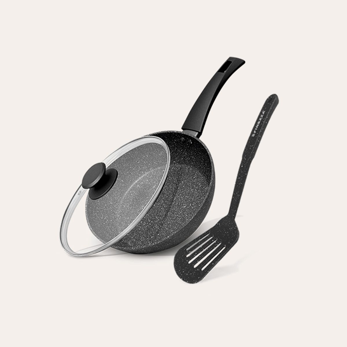 FINEZZA - Sartén Ultragranito de 3 piezas