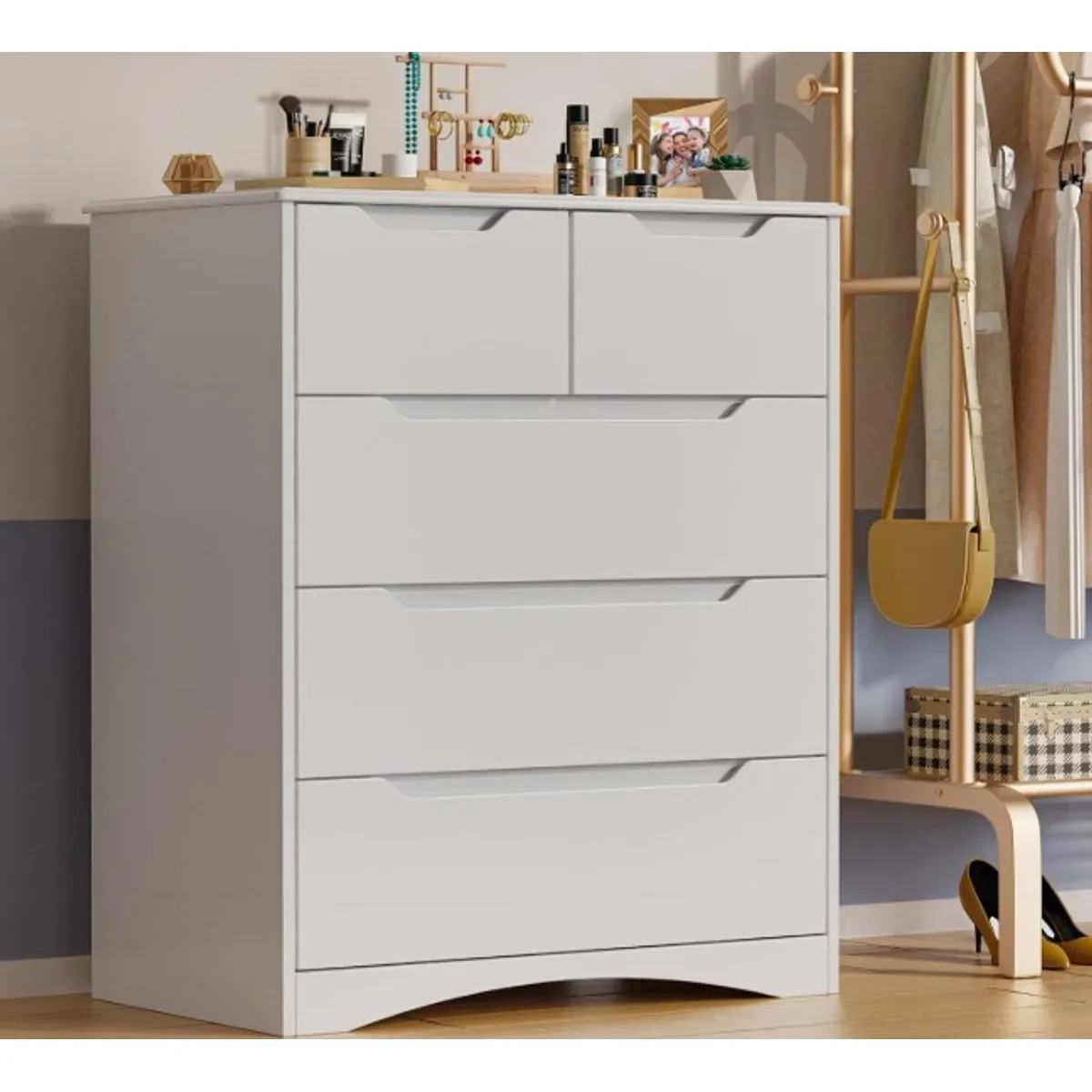 NACION MUEBLES - Cómoda blanca clásica Nación muebles yeral