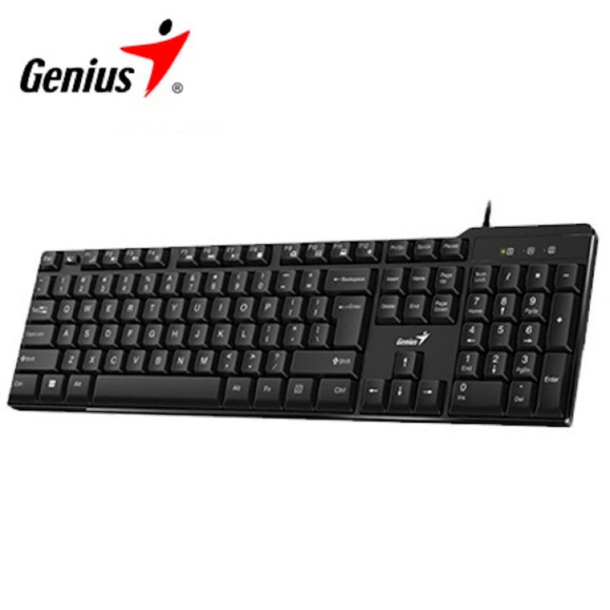 GENIUS - TECLADO GENIUS KB-100X  CABLE USB SP BLACK