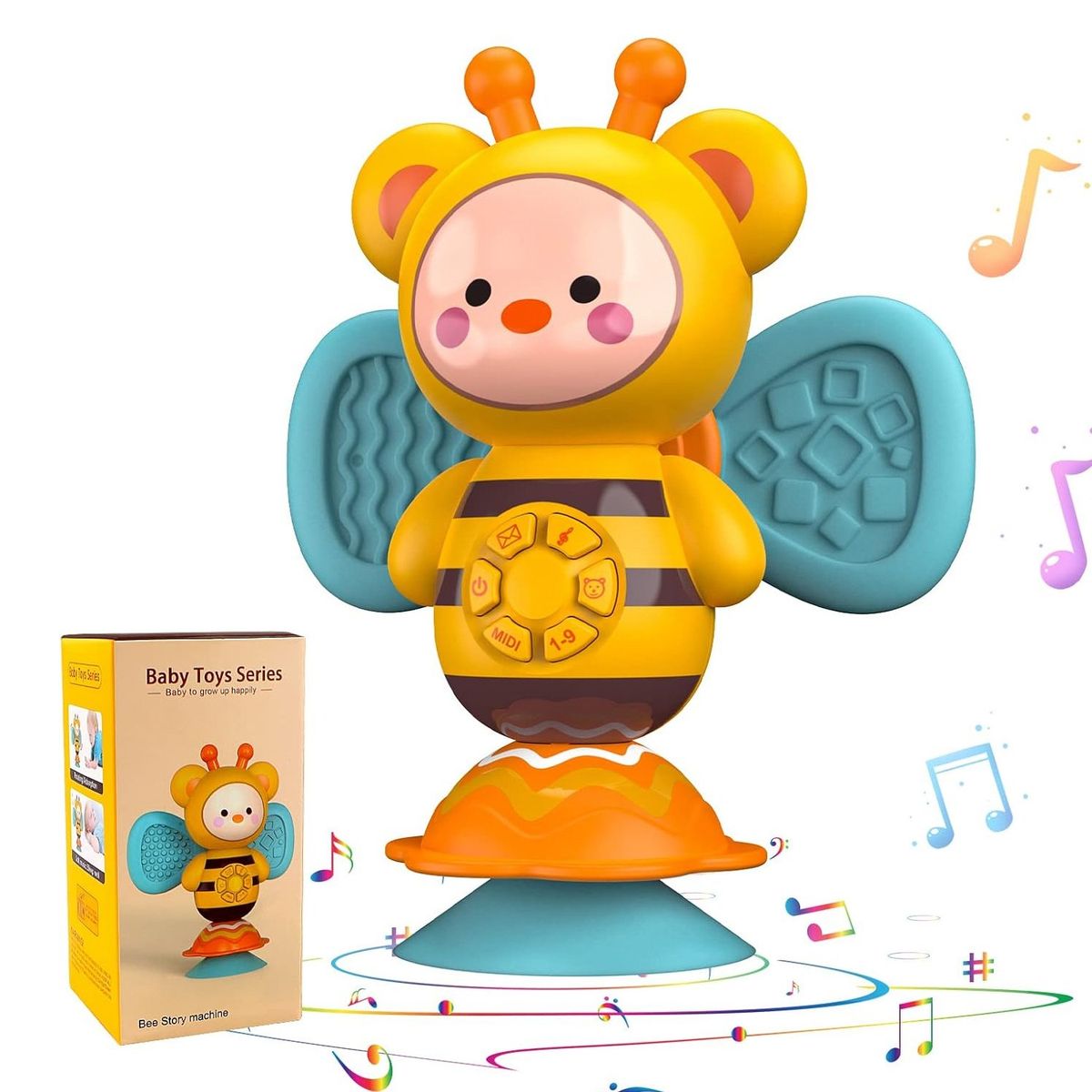 GENERICO - Juguete Sonaja Musical Abeja Musical con Luces