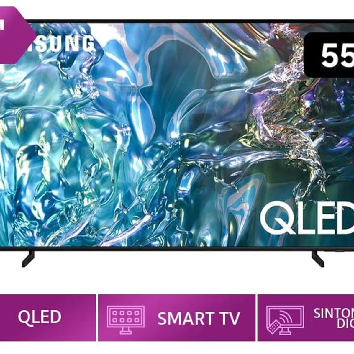 SAMSUNG - 55 QLED 4K Q60D Tizen OS Smart TV 2024