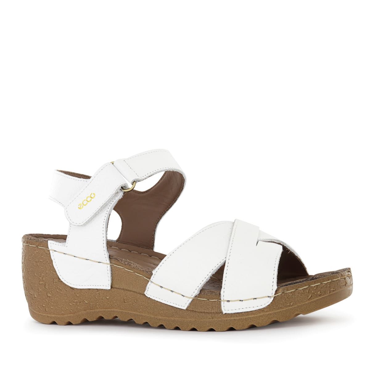 ECCO - Sandalias Mujer Ecco Mayra33 Blanco Cuero Natural
