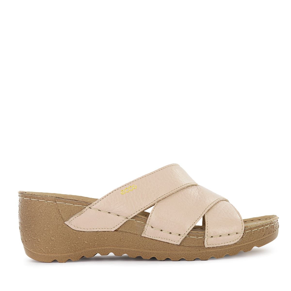ECCO - Sandalias Mujer Ecco Mayra32 Nude Cuero Natural