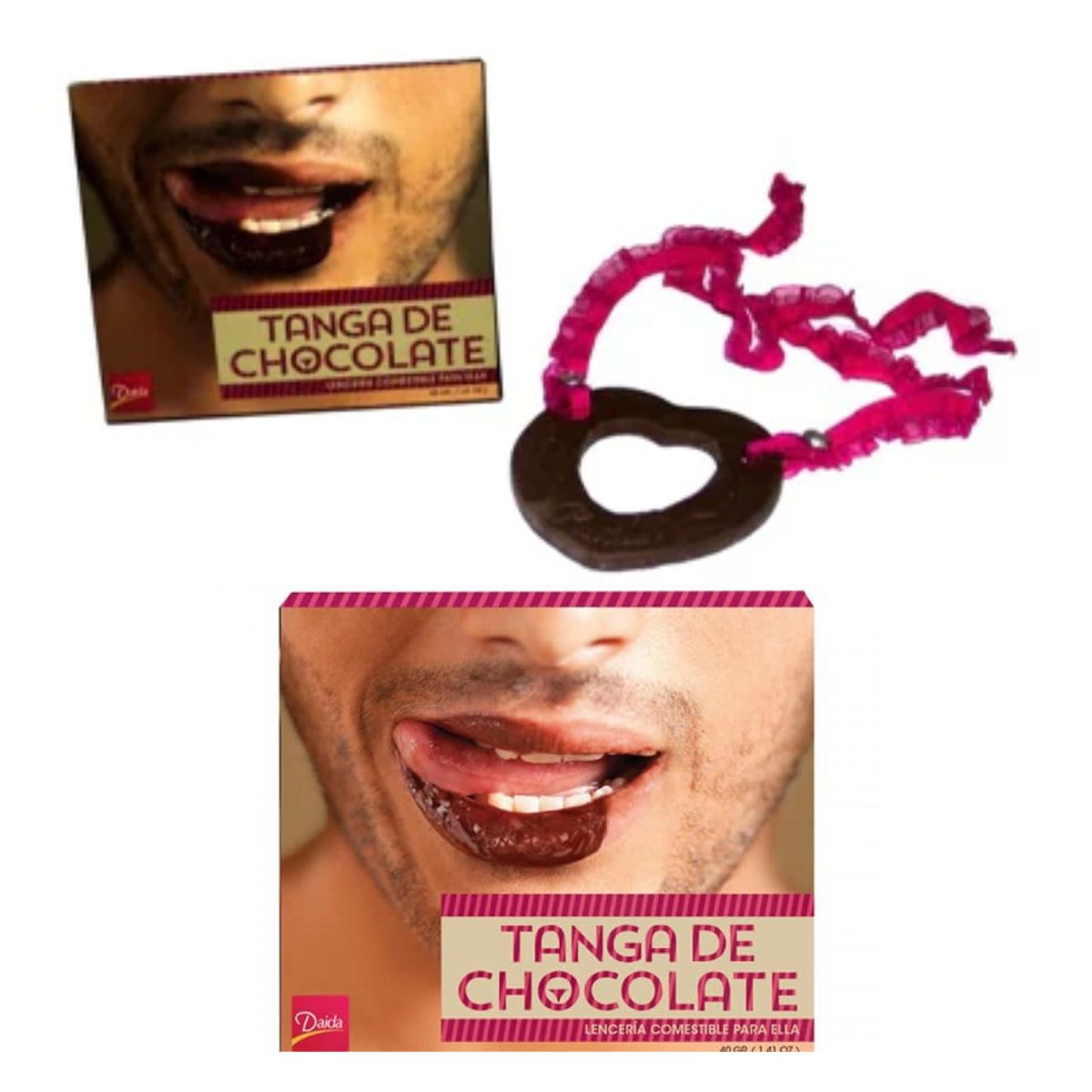 GENERICO - Tanga De Chocolate Comestible Varón