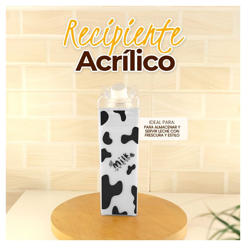 STONE - Recipiente Acrílico Para Leche - Deco Stone