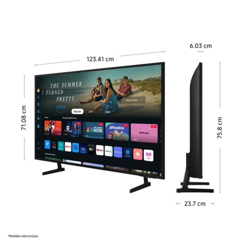 SAMSUNG - 55” Crystal UHD DU7000 4K Tizen OS Smart TV 2024