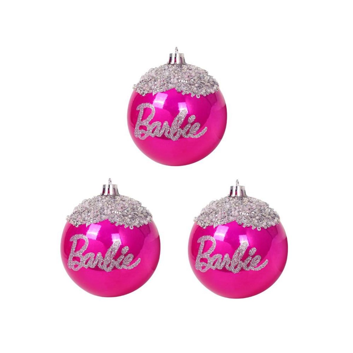BARBIE - Set de Esferas de Navidad x 3 pcs Barbie Mod.4