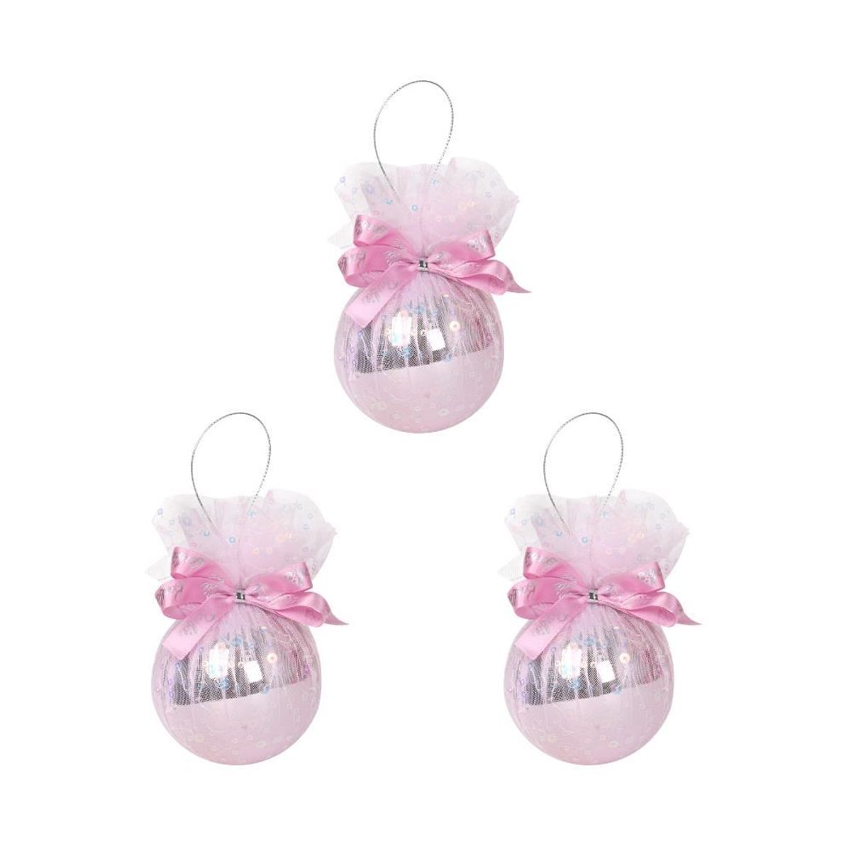 BARBIE - Set de Esferas de Navidad x 3 pcs Barbie Mod.6