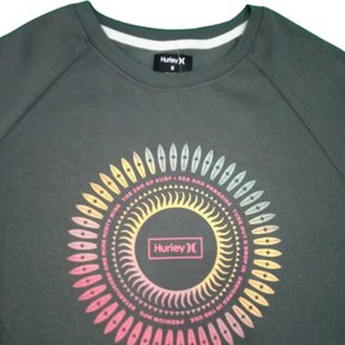 HURLEY - Sweater o Polera Hurley Logo - Plomo