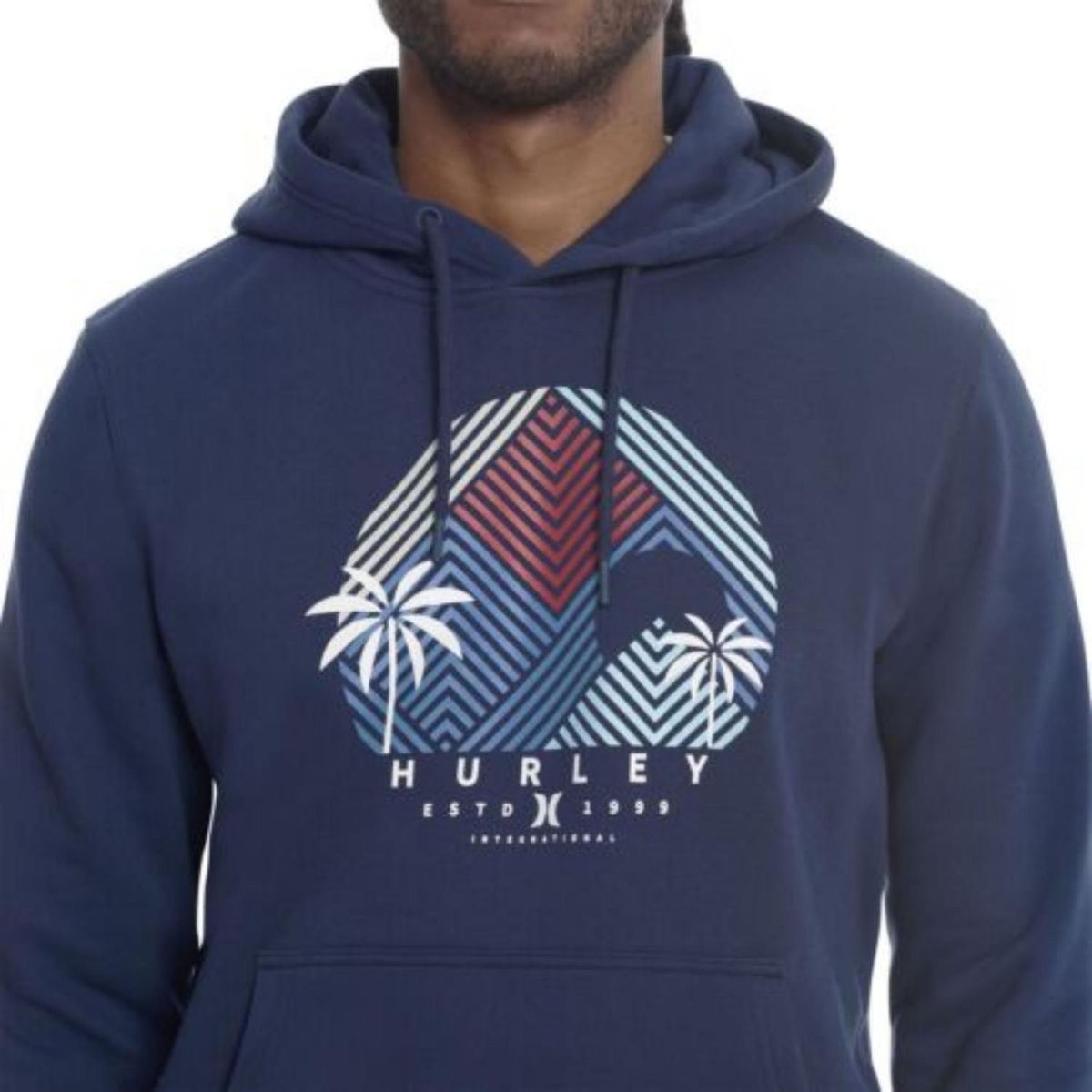 HURLEY - Sueter o Polera Con Capucha Hurley Hombre - Azul