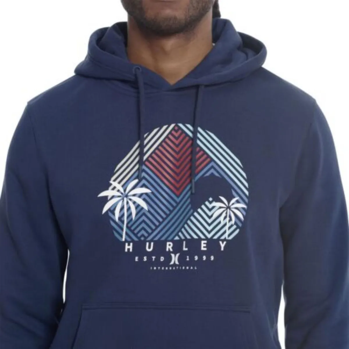 HURLEY - Sueter o Polera Con Capucha Hurley Hombre - Azul