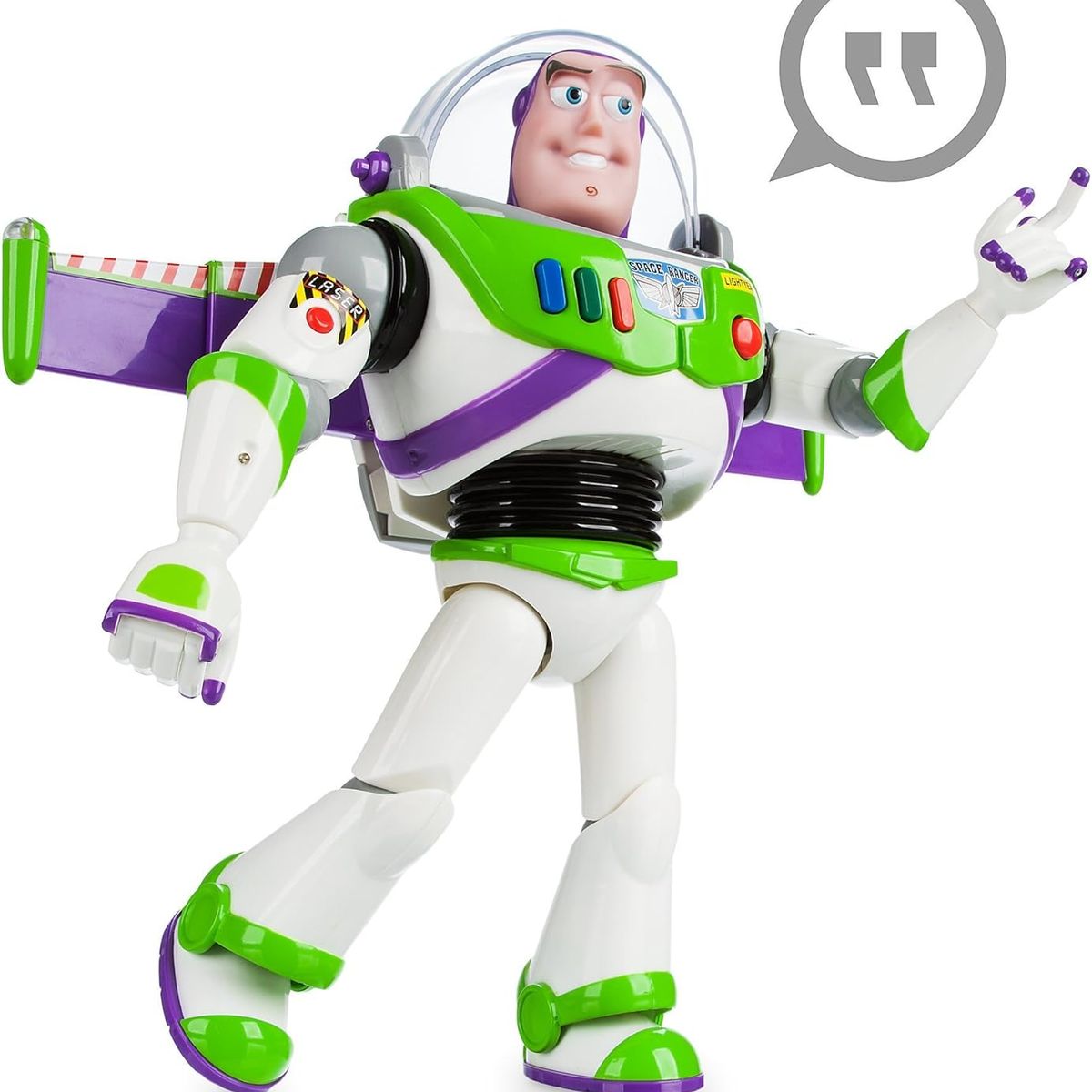 DISNEY - Muñeco Buzz Lightyear Interactivo Toy Story