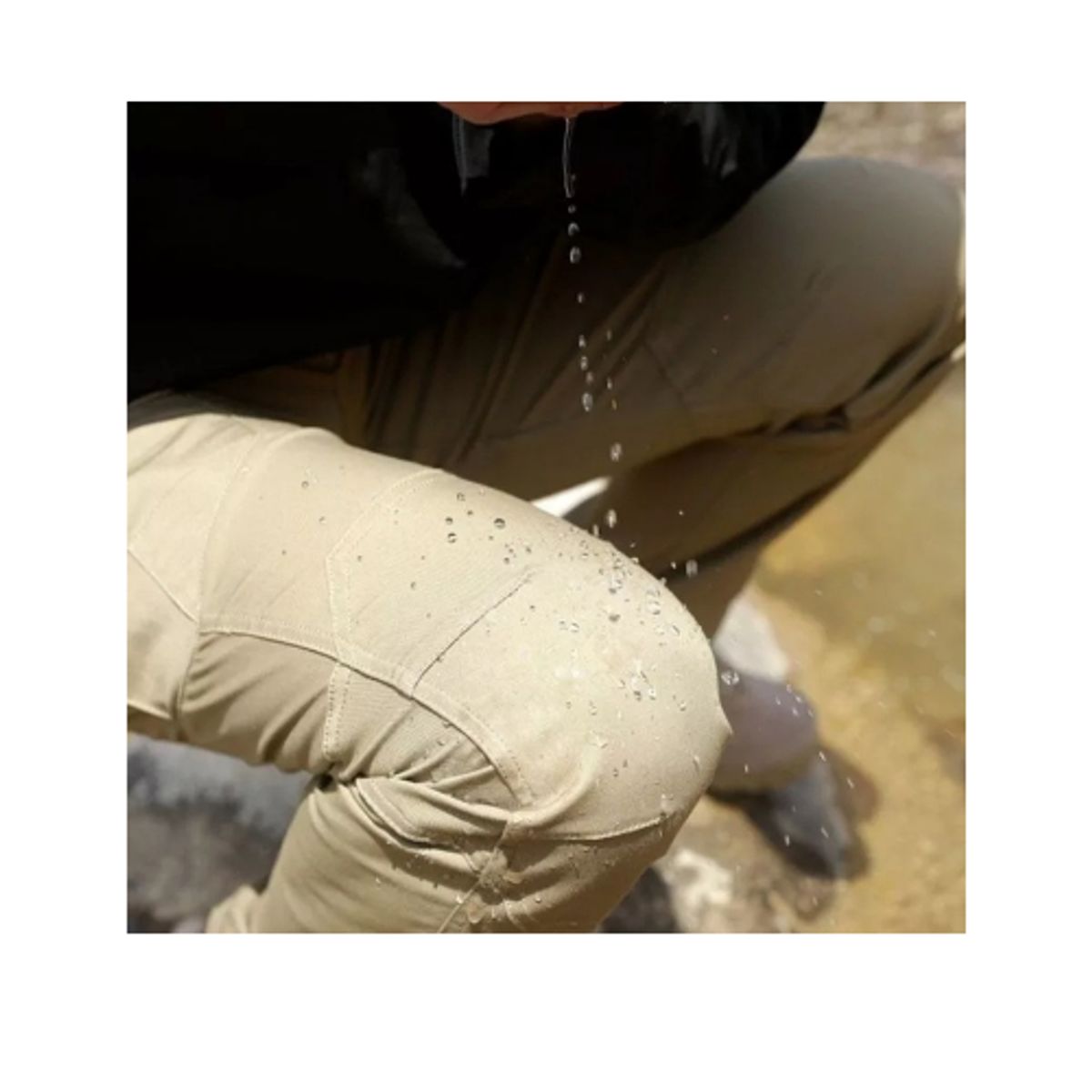 GENERICO - Pantalón  Hombre Impermeable con correa