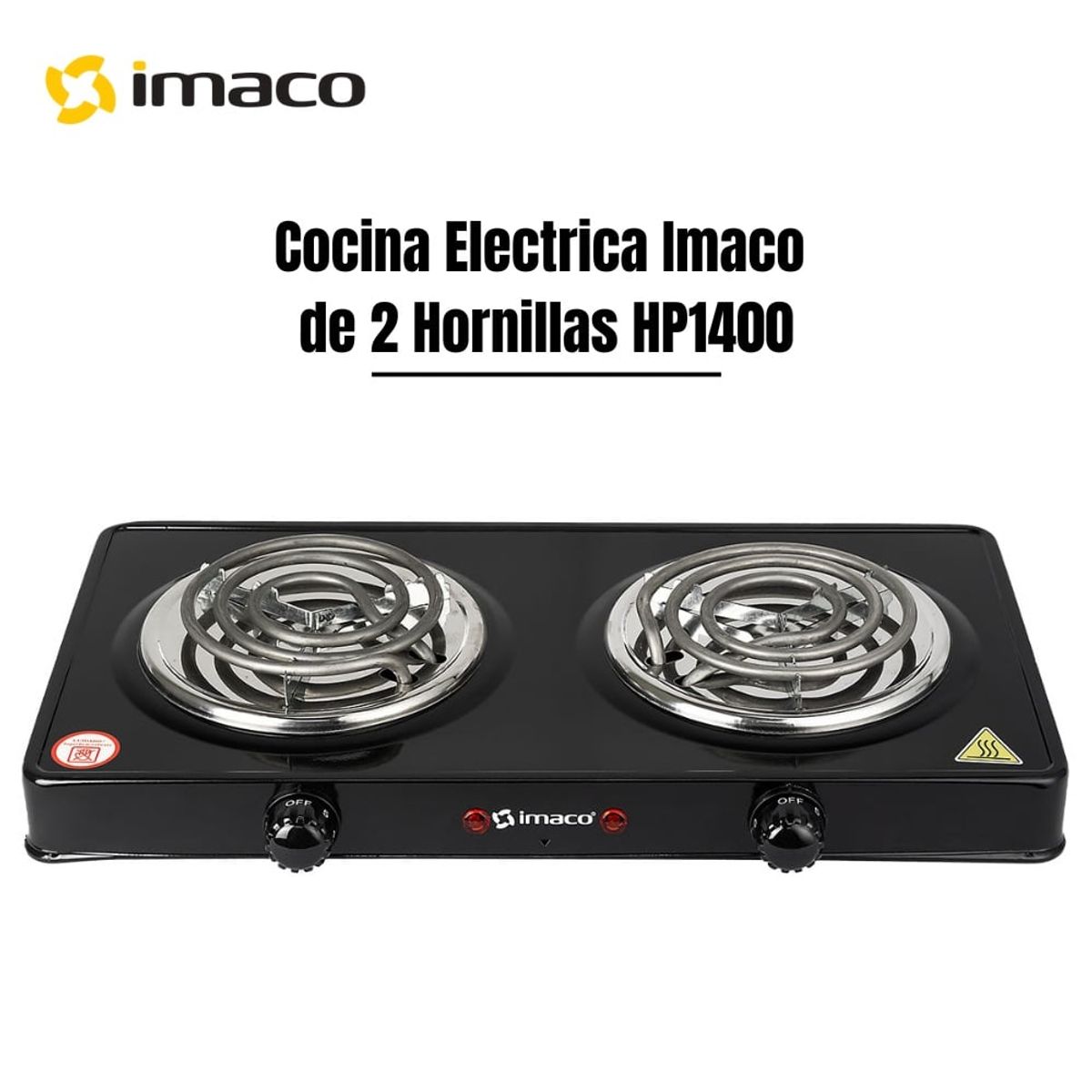 IMACO - Cocina electrica hp1400 2200w