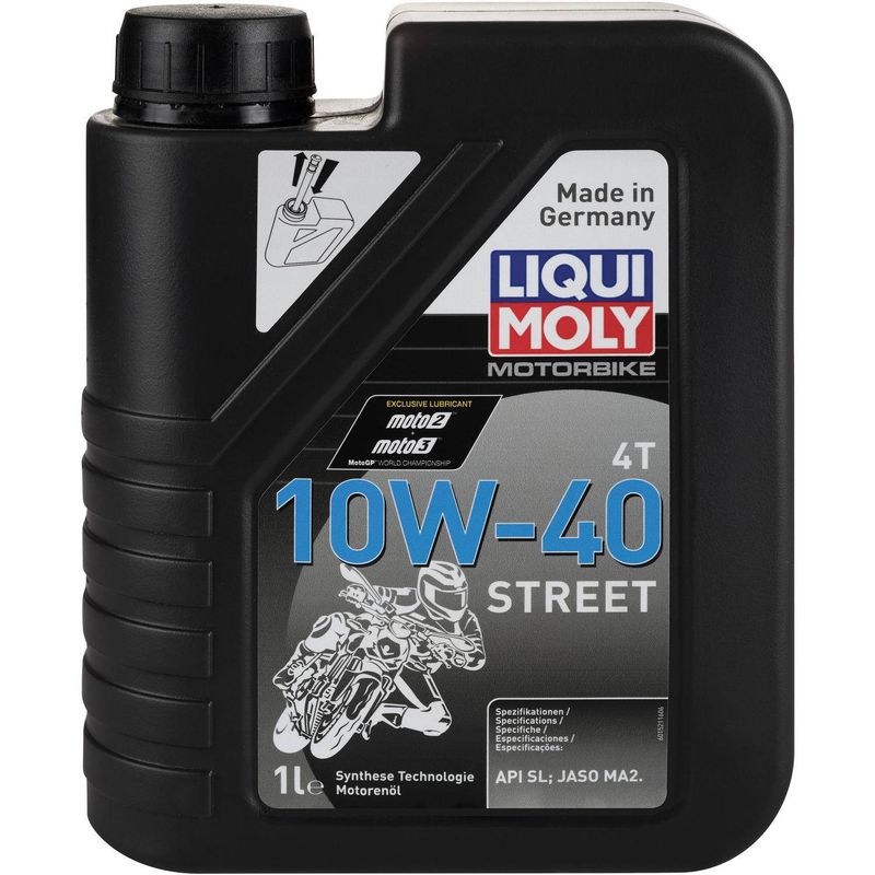 LIQUI MOLY - Aceite Liqui Moly Motorbike4t 10w40 Sintético Street 1l