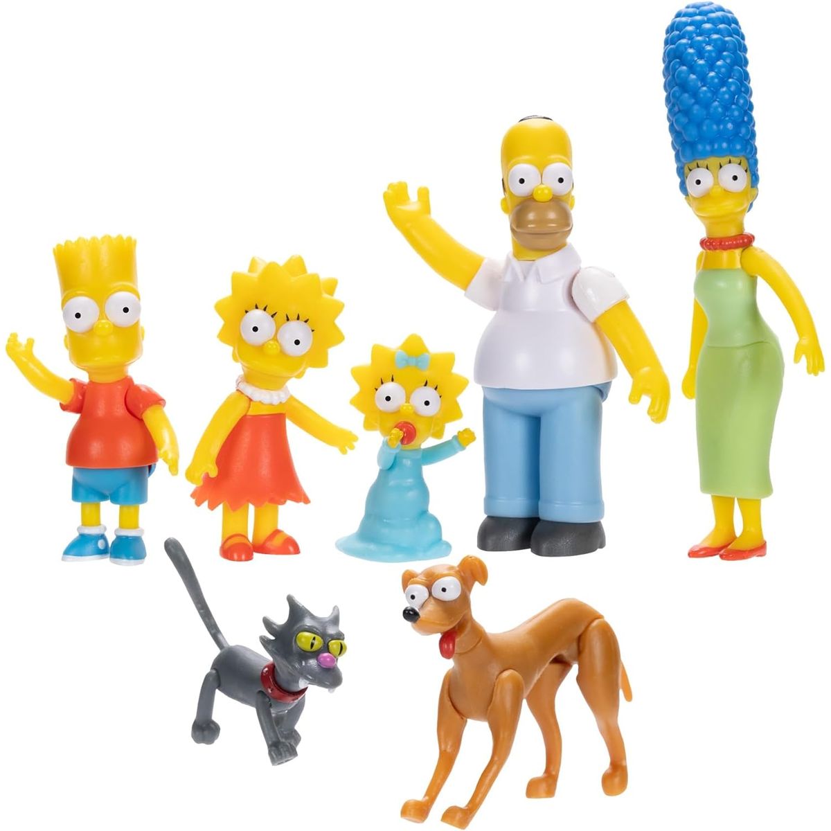 JAKKS PACIFIC - Pack x 7 Figuras Familia Los Simpsons