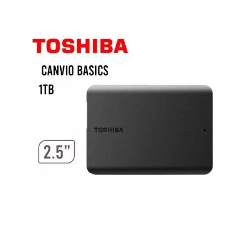TOSHIBA - DISCO DURO EXTERNO TOSHIBA CANVIO BASICS 1TB NEGRO