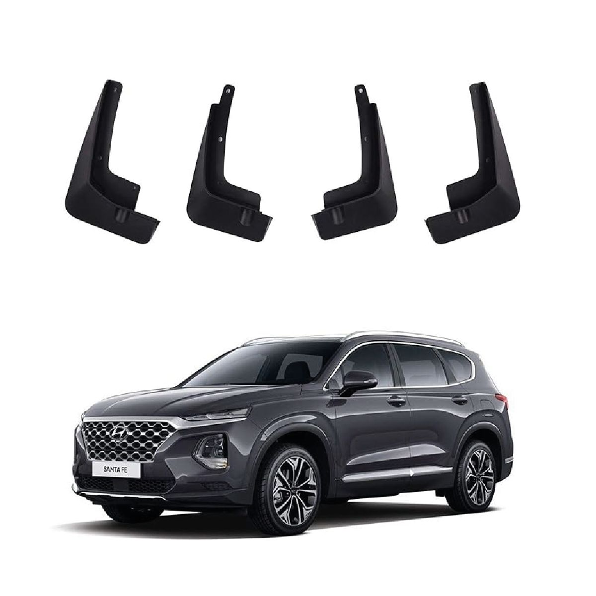S&T - Tapabarro-Escarpines para Hyundai Santa Fe 2018-2020
