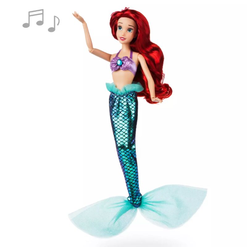 DISNEY - Muñeca Ariel Sirenita con Sonido Disney