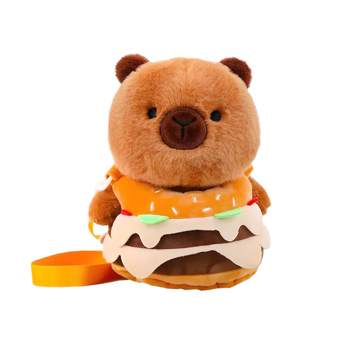 GENERICO - Cartera Peluche Capibara Hamburguesa  IP 956512