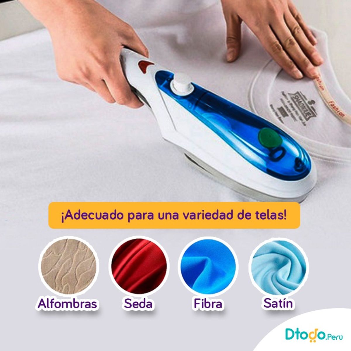 JM IMPORT - PLANCHA VAPOR PARA ROPACORTINAS ALFOMBRAS-PORTATIL Y VERTICAL