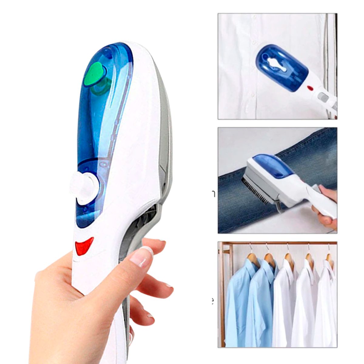 JM IMPORT - PLANCHA VAPOR PARA ROPACORTINAS ALFOMBRAS-PORTATIL Y VERTICAL