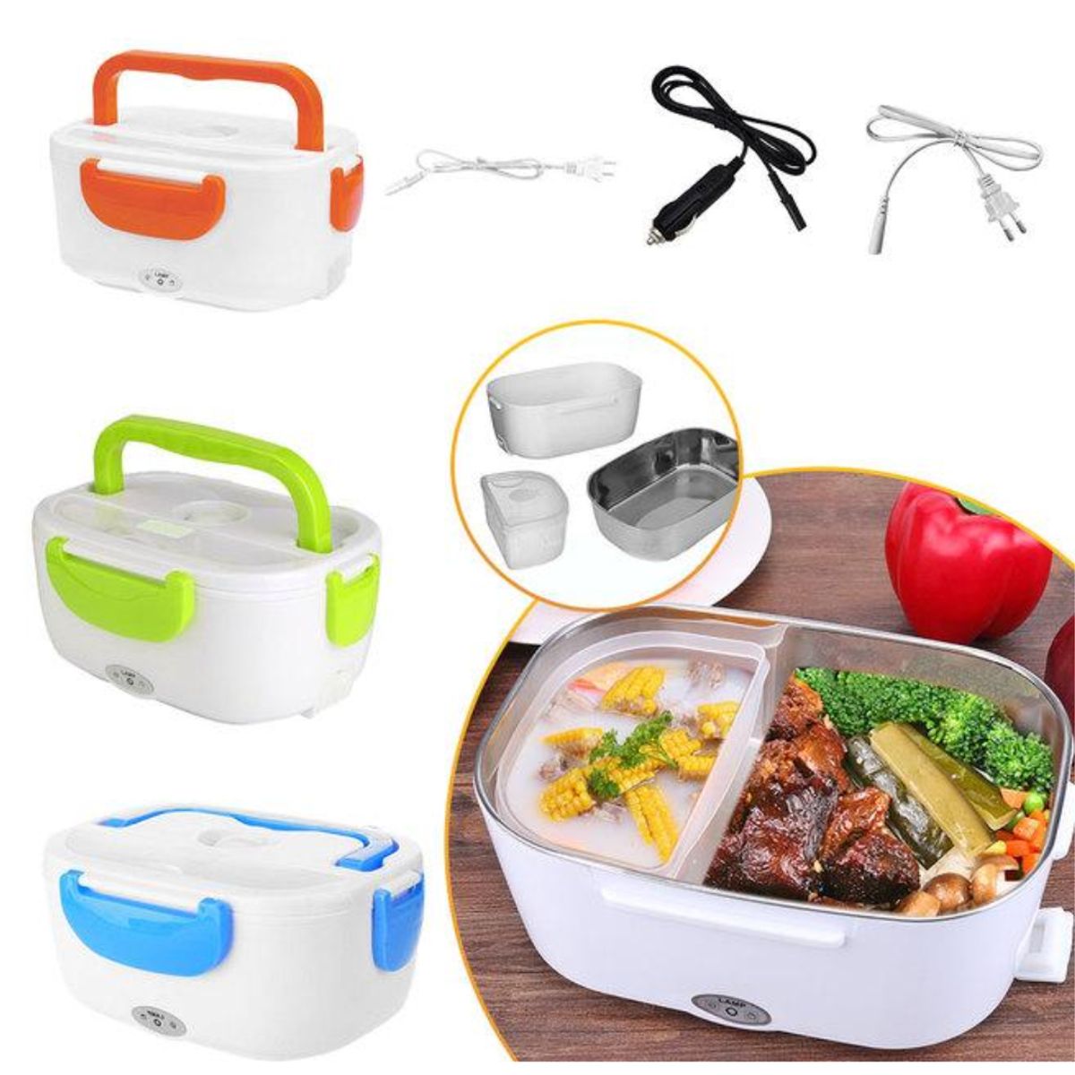 GENERICO - Loncheras Eléctricas Calentador De Comida