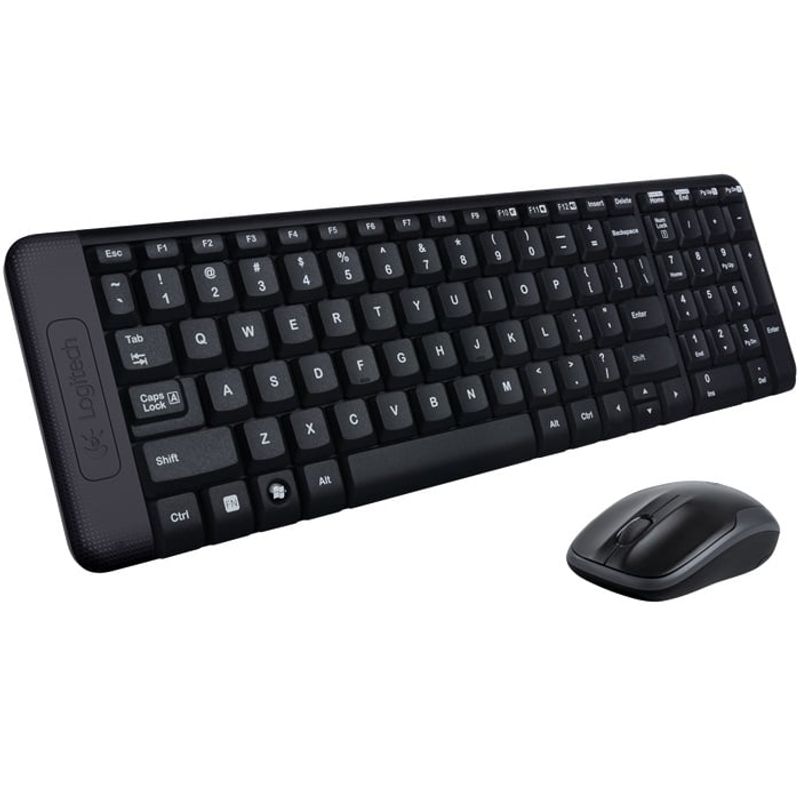 LOGITECH - Combo Teclado Mouse Logitech MK220 Inalambrico - Negro