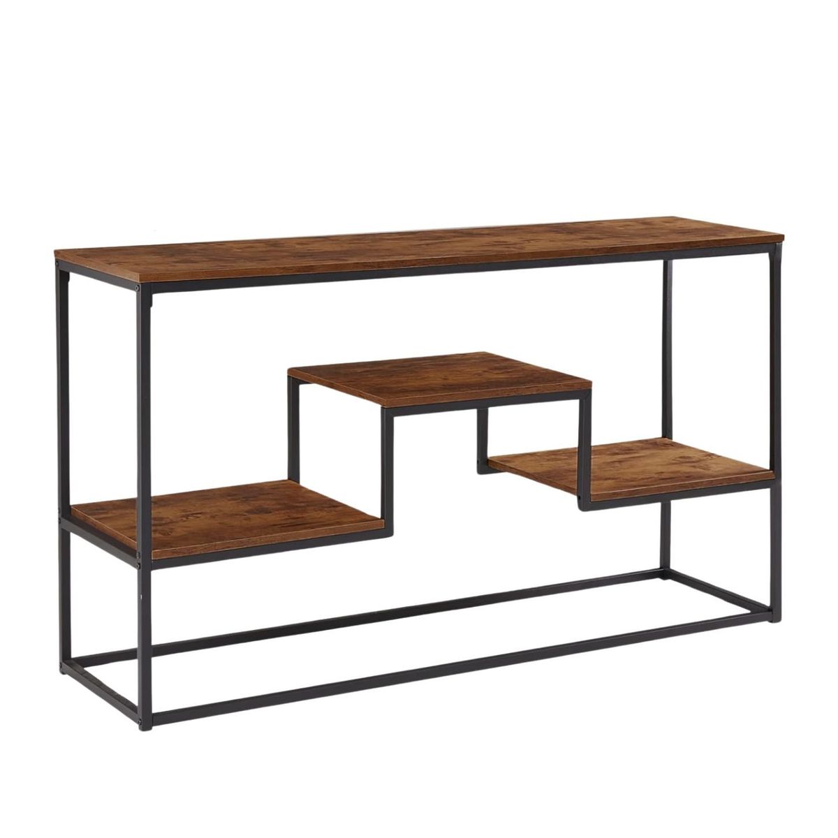 GENERICO - Consola Recibidor Industrial Boro Caramelo Coricha Home