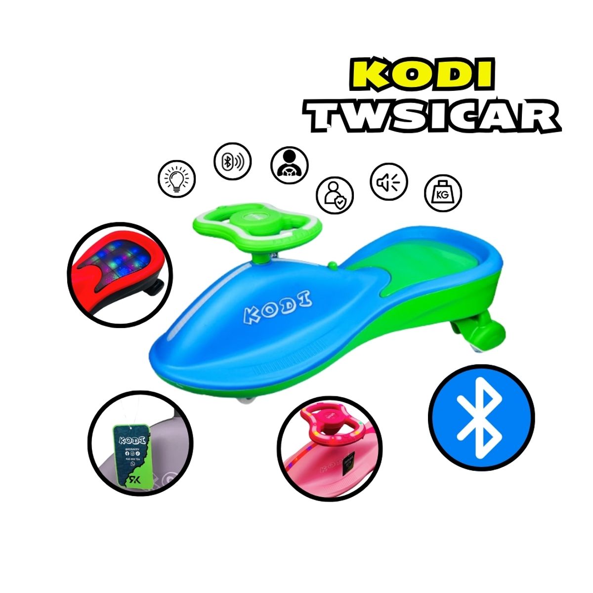 GENERICO - TWISCAR KODI KO-60 AZUL CON VERDE