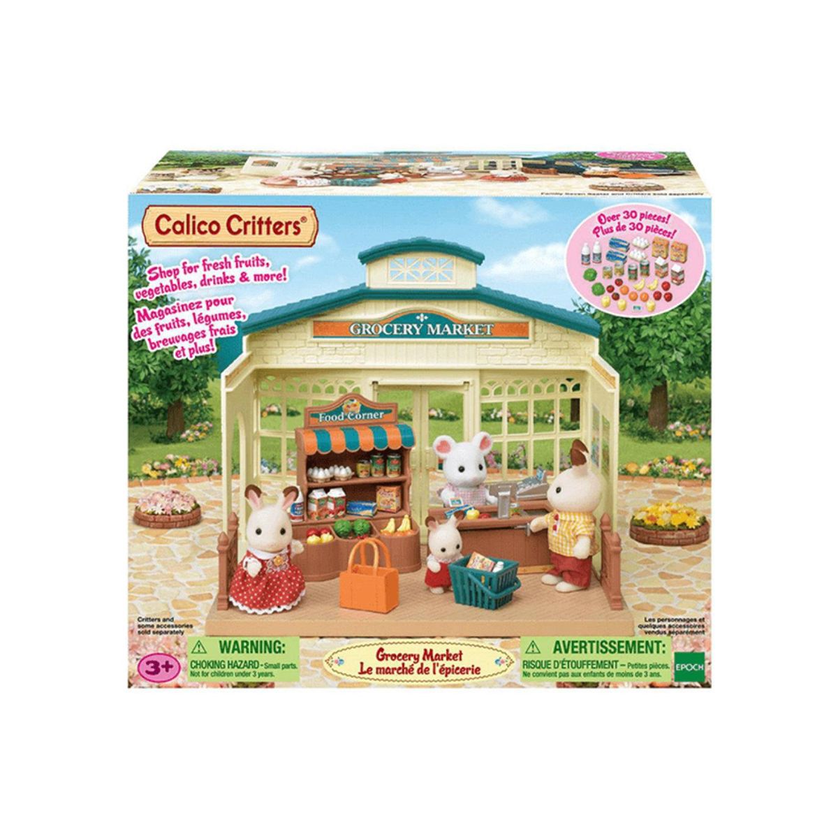 SYLVANIAN FAMILIES - Sylvanian Families Calico Critters Mercado de Abarrotes