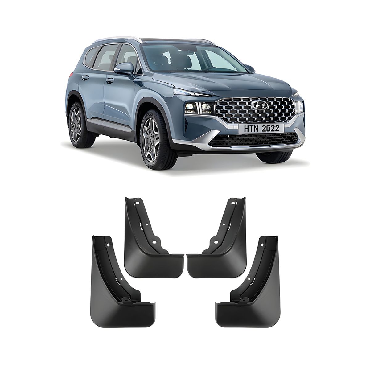 S&T - Tapabarro-Escarpines para Hyundai Santa Fe 2023-2024