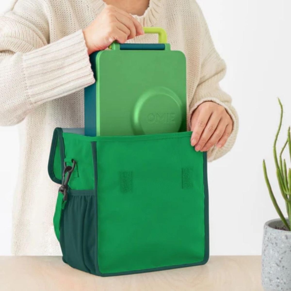 GENERICO - Porta Lonchera Omie Tote - Verde