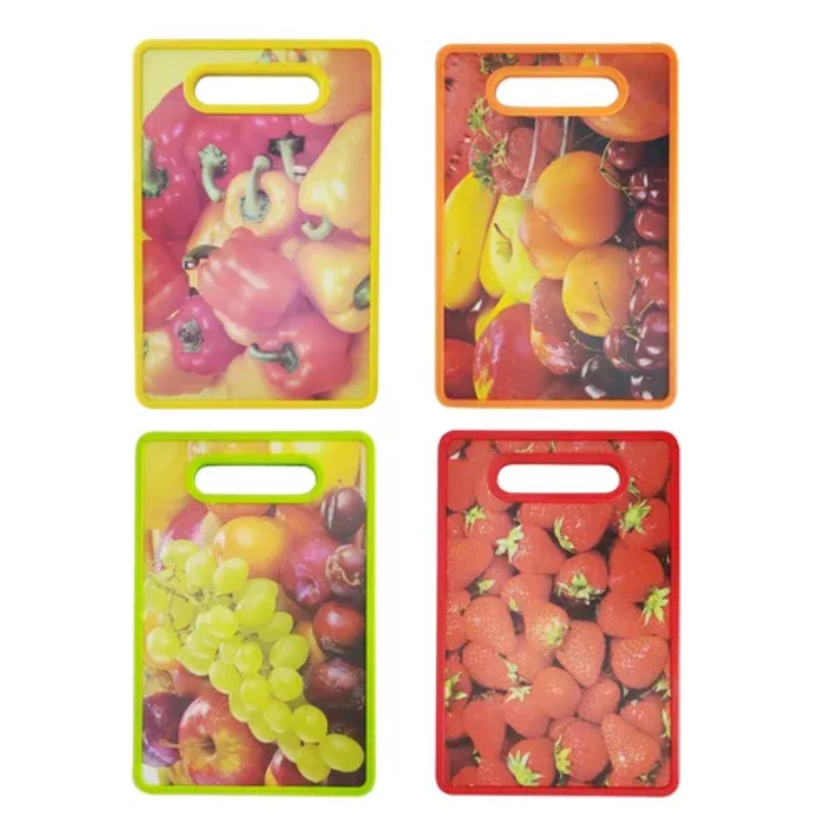 GENERICO - Tabla de Picar de plástico diseño frutas