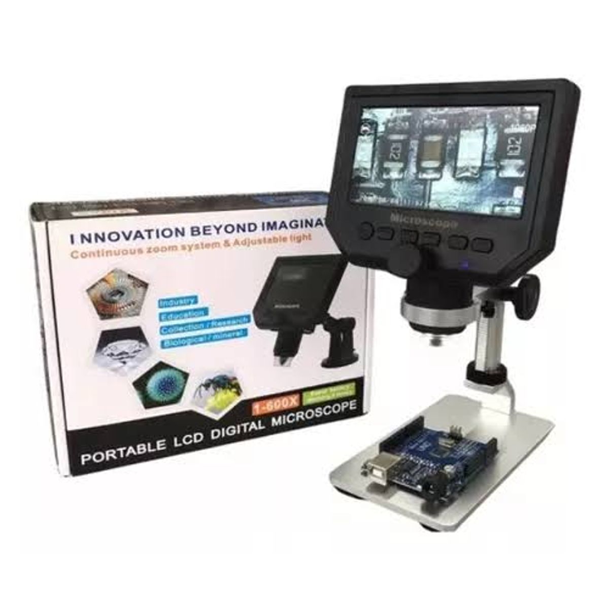 GENERICO - Microscopio Digital Pantalla LCD 4.3 inch