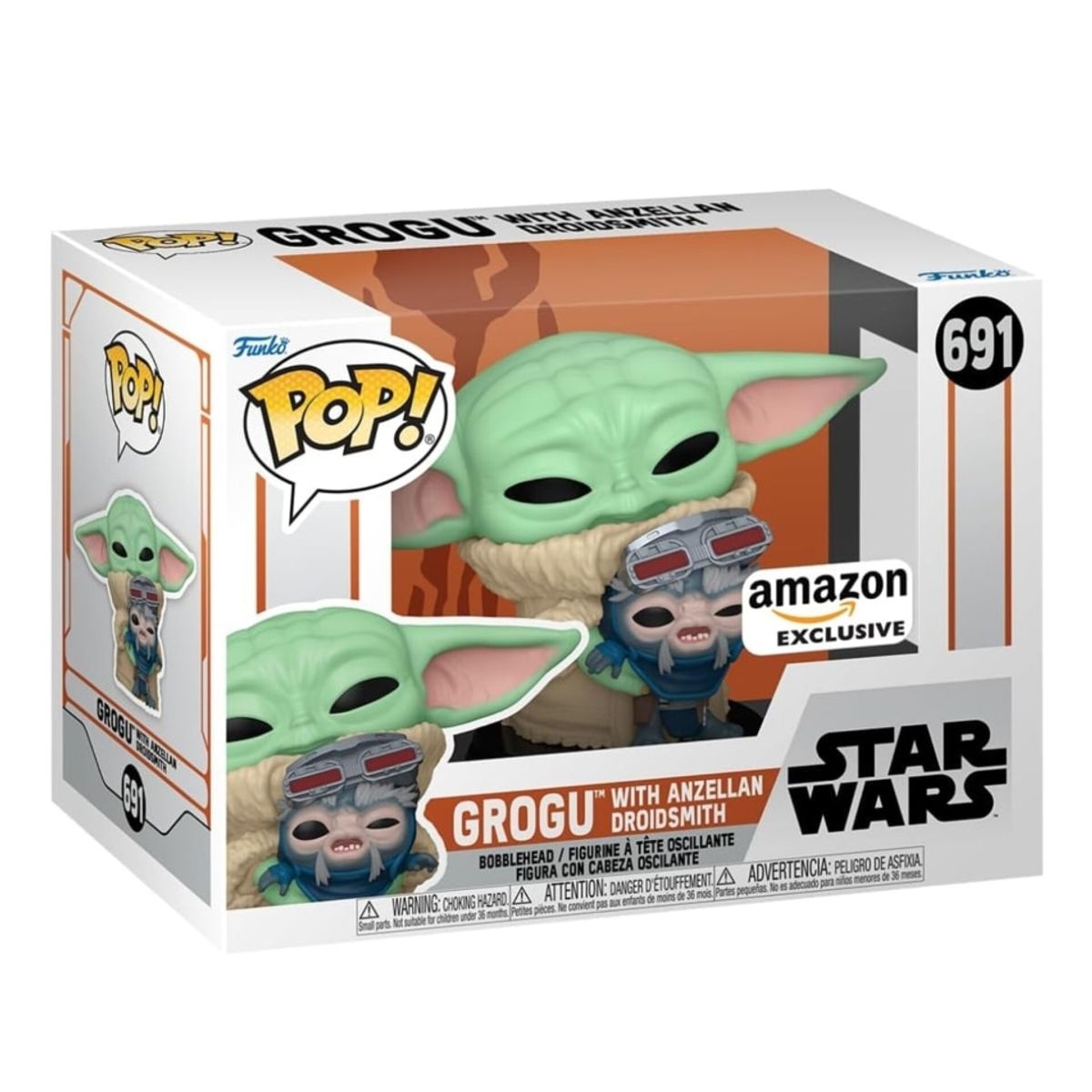FUNKO - FUNKO - GROGU CON ANZELLAN DROIDSMITH