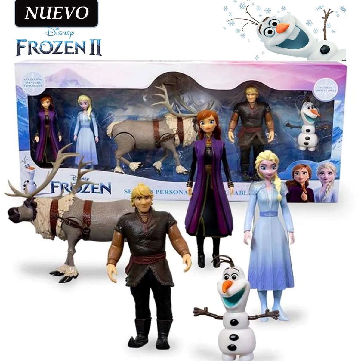 FROZEN - Set De Figuras Articulables Frozen II Disney FZM-5