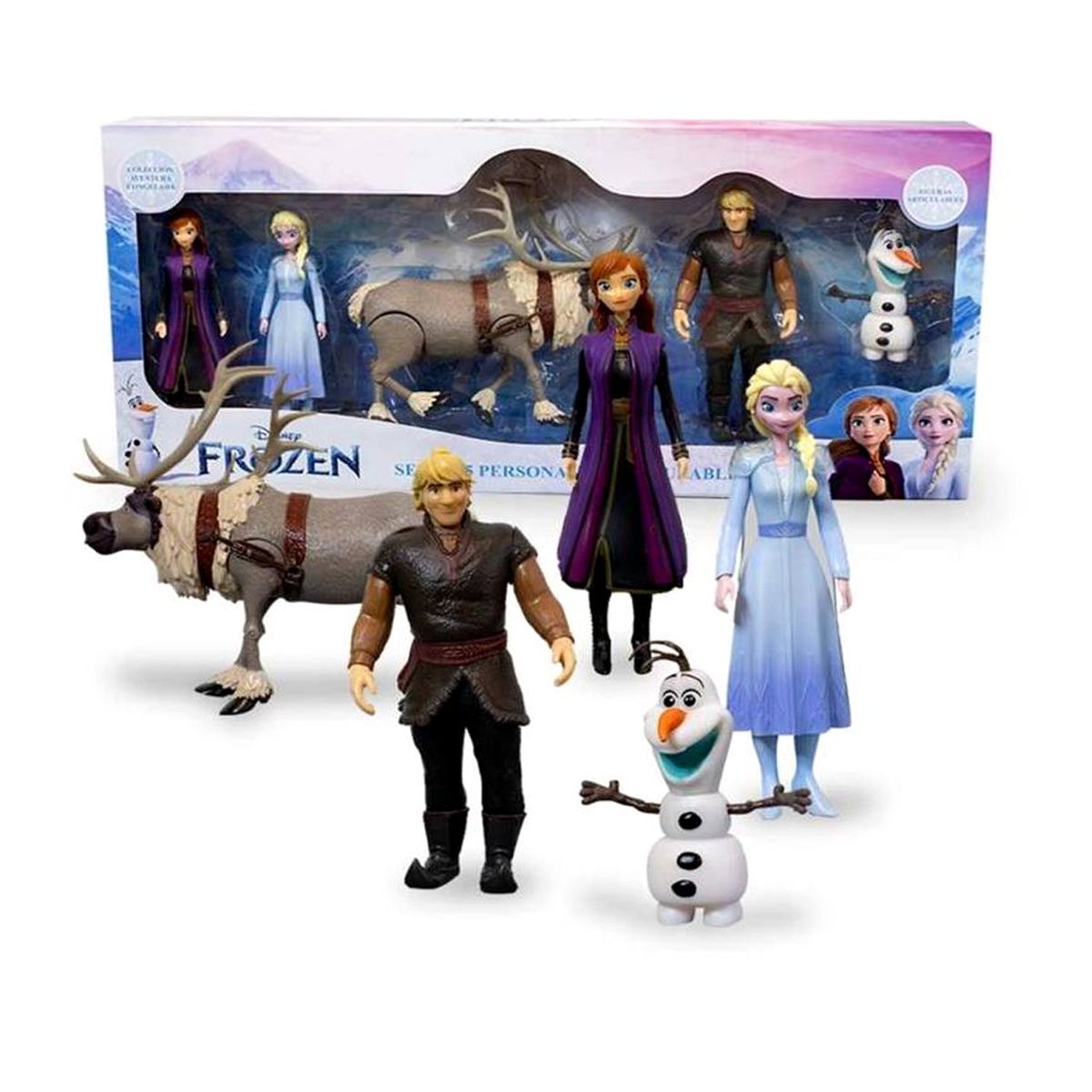 FROZEN - Set De Figuras Articulables Frozen II Disney FZM-5