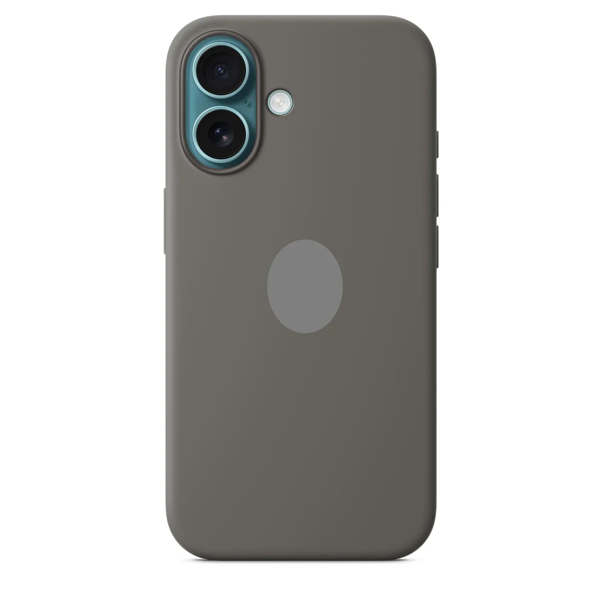 GENERICO - Case de Silicona para iPhone 16 - Gris