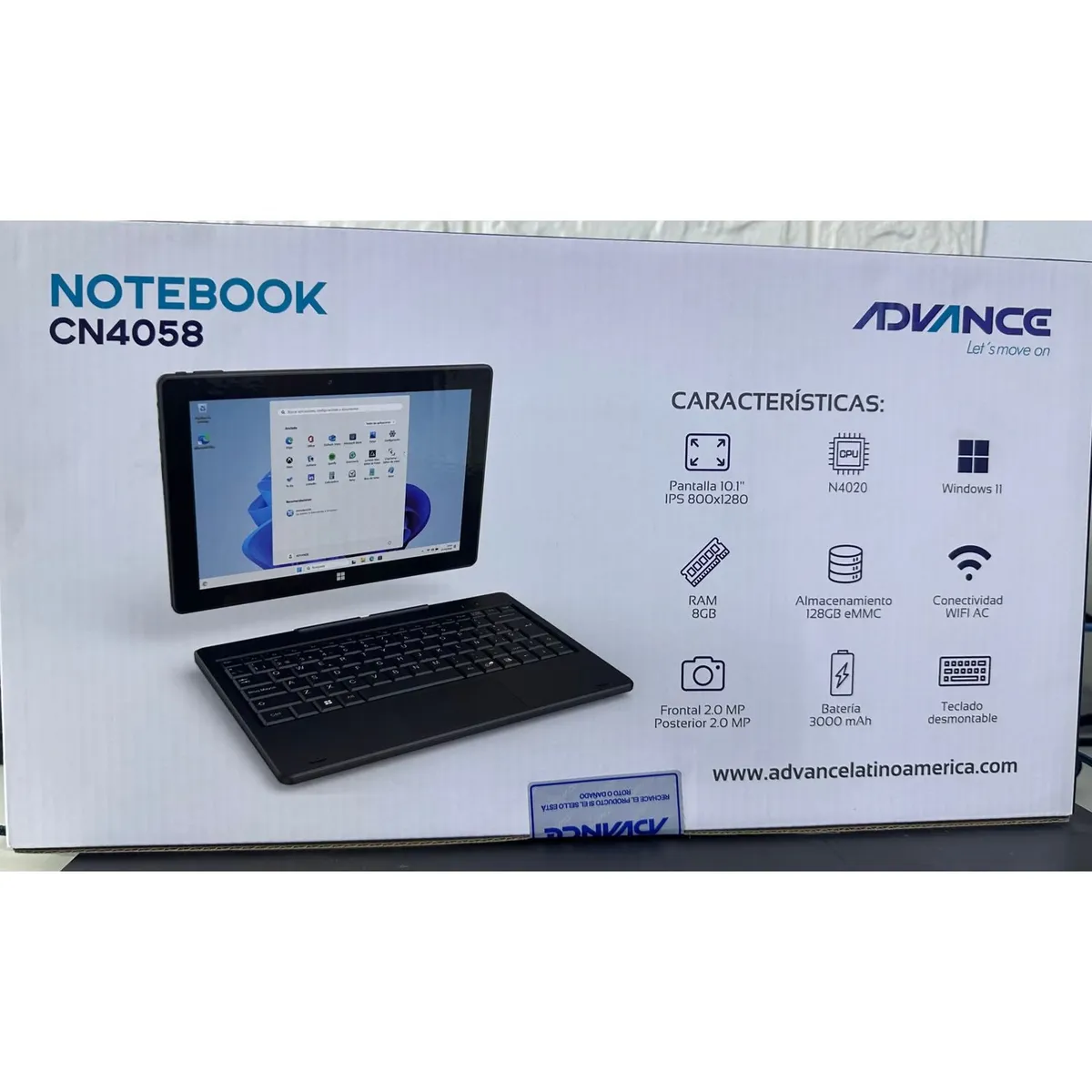 ADVANCE - LAPTOP ADVANCE CN4058 2 EN 1 CELERON N4020